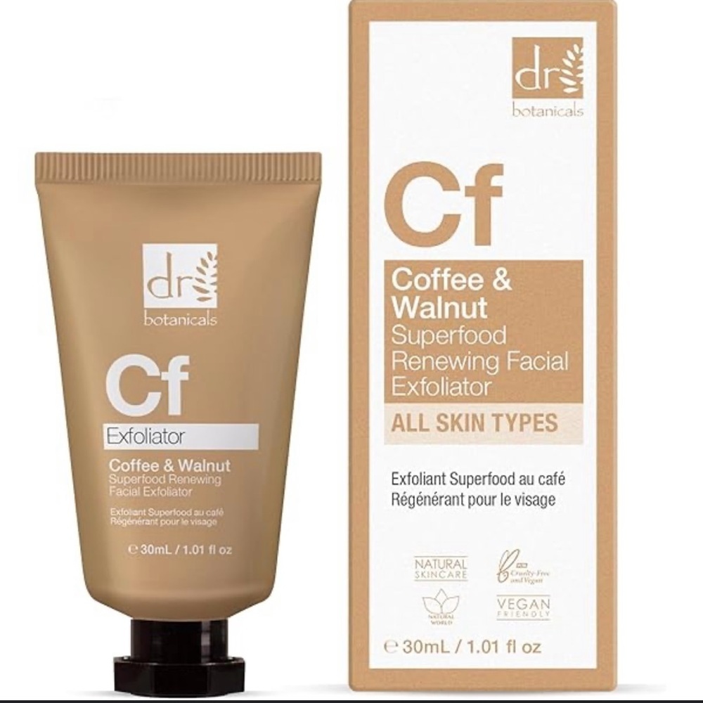 Dr Botanicals Coffee & Walnut Facial Exfoliator